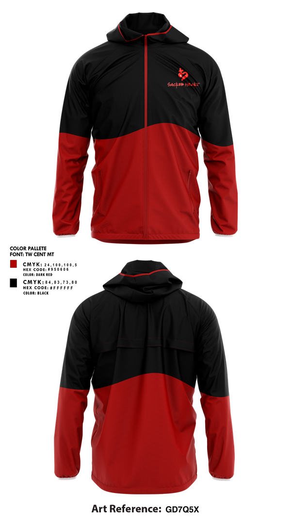 Windbreaker, Sacred Heart Ministries, , Teamtime, Team time, sublimation, custom sports apparel, team uniforms, spirit wear, spiritwear, sports uniforms, custom shirts, team store, custom team store, fundraiser sports, apparel fundraiser
