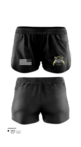 Womens Shorts, 773d MP BN, Army, Teamtime, Team time, sublimation, custom sports apparel, team uniforms, spirit wear, spiritwear, sports uniforms, custom shirts, team store, custom team store, fundraiser sports, apparel fundraiser