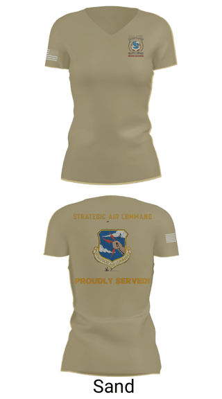 Women's Short Sleeve Vneck Shirt, 341st MSS, Air Force, Teamtime, Team time, sublimation, custom sports apparel, team uniforms, spirit wear, spiritwear, sports uniforms, custom shirts, team store, custom team store, fundraiser sports, apparel fundraiser