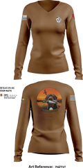 Bird dawgs Women's Long Sleeve V-neck Shirt - 255
