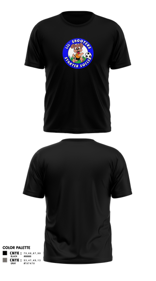 Short Sleeve Performance Shirt, Lil' Shooters Starter Soccer, Men's Soccer, Teamtime, Team time, sublimation, custom sports apparel, team uniforms, spirit wear, spiritwear, sports uniforms, custom shirts, team store, custom team store, fundraiser sports, apparel fundraiser