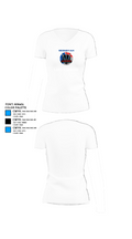 Lady Warriors 17642628 Women's Short Sleeve V-neck Shirt - 18
