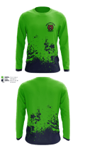 Clover Garden School Grizzlies 2602724 Long Sleeve Performance Shirt 1