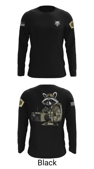 Long Sleeve Performance Shirt, Node 66216 Bandwidth Bandits, Army, Teamtime, Team time, sublimation, custom sports apparel, team uniforms, spirit wear, spiritwear, sports uniforms, custom shirts, team store, custom team store, fundraiser sports, apparel fundraiser