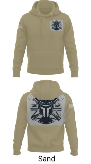 Hoodie, 2-4 GSAB ECHO CO., Army, Teamtime, Team time, sublimation, custom sports apparel, team uniforms, spirit wear, spiritwear, sports uniforms, custom shirts, team store, custom team store, fundraiser sports, apparel fundraiser