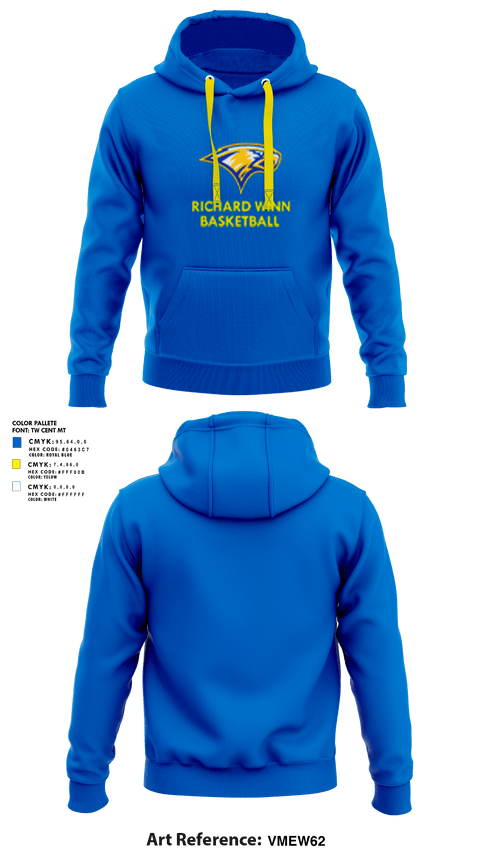 Hoodie, Richard Winn Academy Basketball, Men's Basketball, Teamtime, Team time, sublimation, custom sports apparel, team uniforms, spirit wear, spiritwear, sports uniforms, custom shirts, team store, custom team store, fundraiser sports, apparel fundraiser