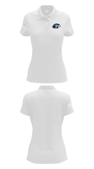Womens Short Sleeve Performance Polo, Big Springs Charter School Football, Football, Teamtime, Team time, sublimation, custom sports apparel, team uniforms, spirit wear, spiritwear, sports uniforms, custom shirts, team store, custom team store, fundraiser sports, apparel fundraiser