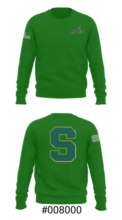Sycamore Junior High School Lacrosse 19327462 Crew Neck Sweatshirt - 16