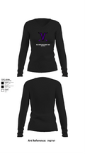 Niles North High School Track and Field 91252281 Women's Long Sleeve V-neck Shirt - 9