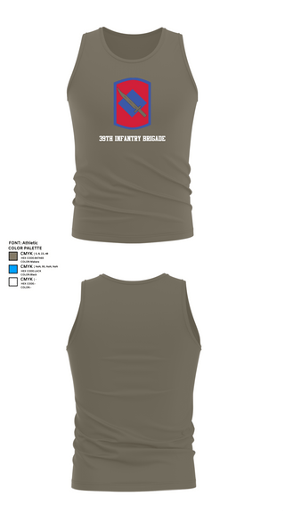 Tank Top, 39th Infantry Brigade, , Teamtime, Team time, sublimation, custom sports apparel, team uniforms, spirit wear, spiritwear, sports uniforms, custom shirts, team store, custom team store, fundraiser sports, apparel fundraiser