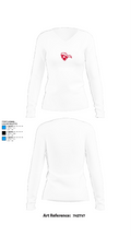 Gibson County High School Volleyball 98171946 Women's Long Sleeve V-neck Shirt - 15