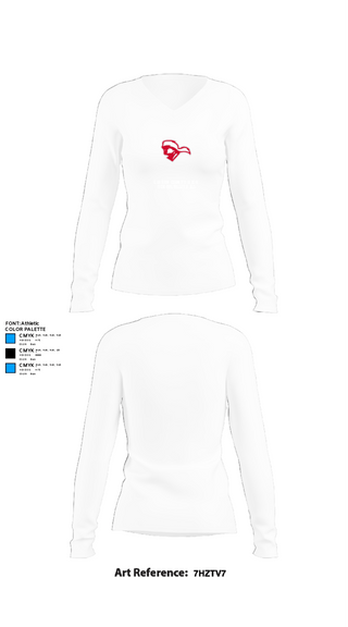 Women's Long Sleeve Vneck Shirt, Gibson County High School Volleyball, Women's Volleyball, Teamtime, Team time, sublimation, custom sports apparel, team uniforms, spirit wear, spiritwear, sports uniforms, custom shirts, team store, custom team store, fundraiser sports, apparel fundraiser