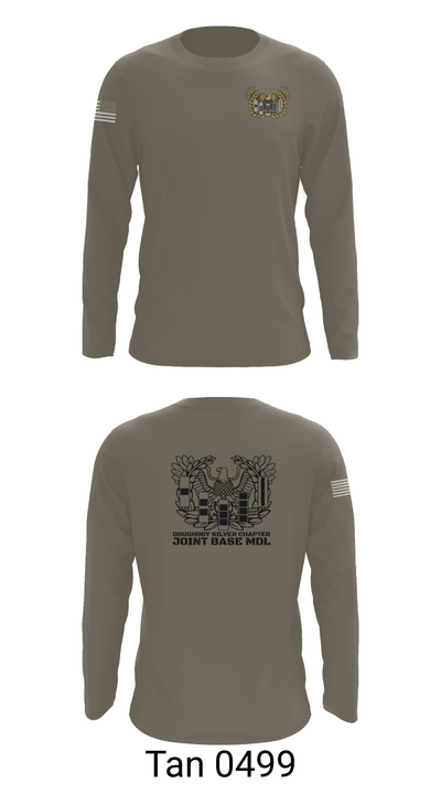 Doughboy Silver Chapter 49538479 Long Sleeve Performance Shirt 63