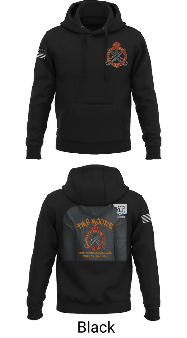 Hoodie, FMS Moore, Army, Teamtime, Team time, sublimation, custom sports apparel, team uniforms, spirit wear, spiritwear, sports uniforms, custom shirts, team store, custom team store, fundraiser sports, apparel fundraiser