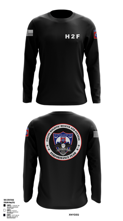 2BCT H2F 96509801 Long Sleeve Performance Shirt - 8