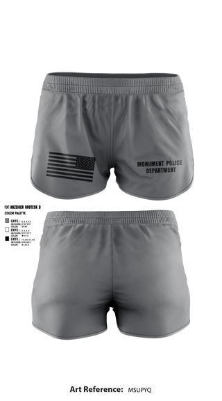 Ranger Panties, Monument Police Department, Police, Teamtime, Team time, sublimation, custom sports apparel, team uniforms, spirit wear, spiritwear, sports uniforms, custom shirts, team store, custom team store, fundraiser sports, apparel fundraiser