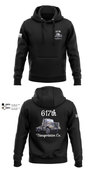 Hoodie, 617th Transportation Company, Army, Teamtime, Team time, sublimation, custom sports apparel, team uniforms, spirit wear, spiritwear, sports uniforms, custom shirts, team store, custom team store, fundraiser sports, apparel fundraiser