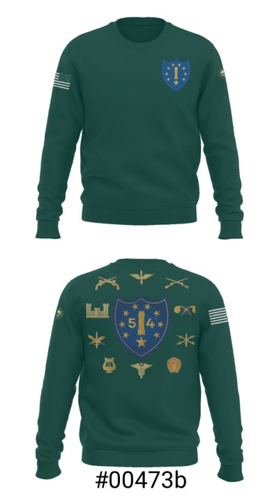 54th Troop Command 65644281 Crew Neck Sweatshirt - 22