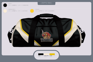 Duffle Bag, TROJANS, Wrestling, Teamtime, Team time, sublimation, custom sports apparel, team uniforms, spirit wear, spiritwear, sports uniforms, custom shirts, team store, custom team store, fundraiser sports, apparel fundraiser