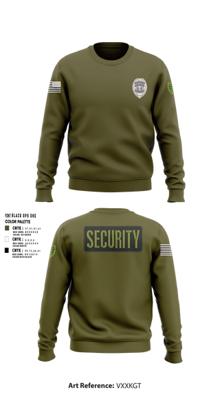Crew Neck Sweatshirt, Southern Security & Patrol Services, Police, Teamtime, Team time, sublimation, custom sports apparel, team uniforms, spirit wear, spiritwear, sports uniforms, custom shirts, team store, custom team store, fundraiser sports, apparel fundraiser
