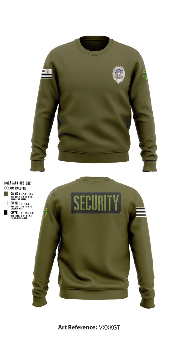 Crew Neck Sweatshirt, Southern Security & Patrol Services, Police, Teamtime, Team time, sublimation, custom sports apparel, team uniforms, spirit wear, spiritwear, sports uniforms, custom shirts, team store, custom team store, fundraiser sports, apparel fundraiser