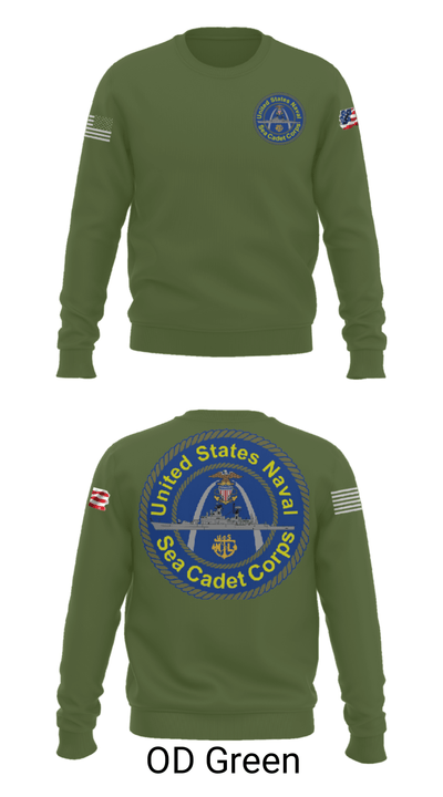 Battleship misssouri 47283625 Crew Neck Sweatshirt - 43