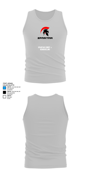 Tank Top, Spartan Const & Remodeling, , Teamtime, Team time, sublimation, custom sports apparel, team uniforms, spirit wear, spiritwear, sports uniforms, custom shirts, team store, custom team store, fundraiser sports, apparel fundraiser