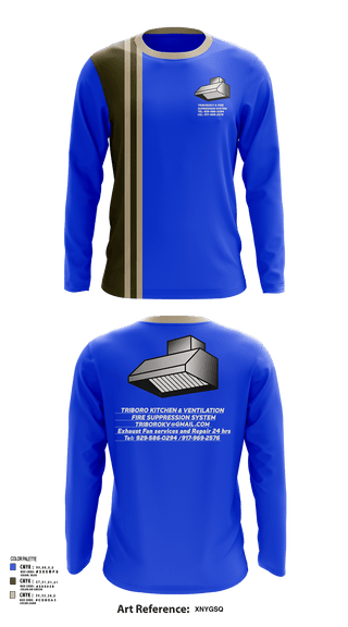 Long Sleeve Performance Shirt, Triboro kitchen & ventilation, , Teamtime, Team time, sublimation, custom sports apparel, team uniforms, spirit wear, spiritwear, sports uniforms, custom shirts, team store, custom team store, fundraiser sports, apparel fundraiser