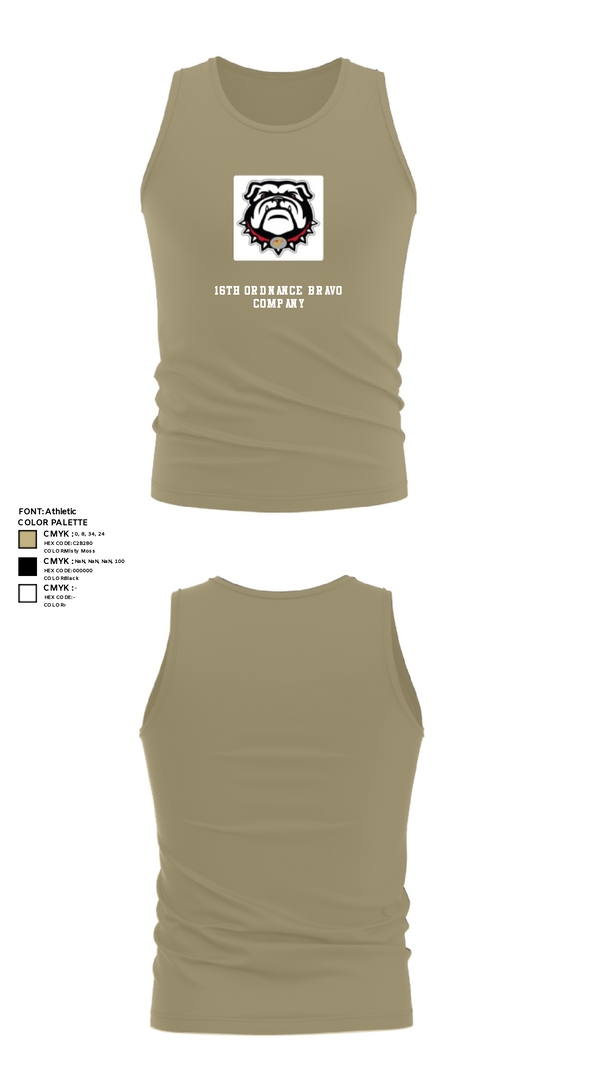 Tank Top, 16TH ordnance Bravo Company, , Teamtime, Team time, sublimation, custom sports apparel, team uniforms, spirit wear, spiritwear, sports uniforms, custom shirts, team store, custom team store, fundraiser sports, apparel fundraiser