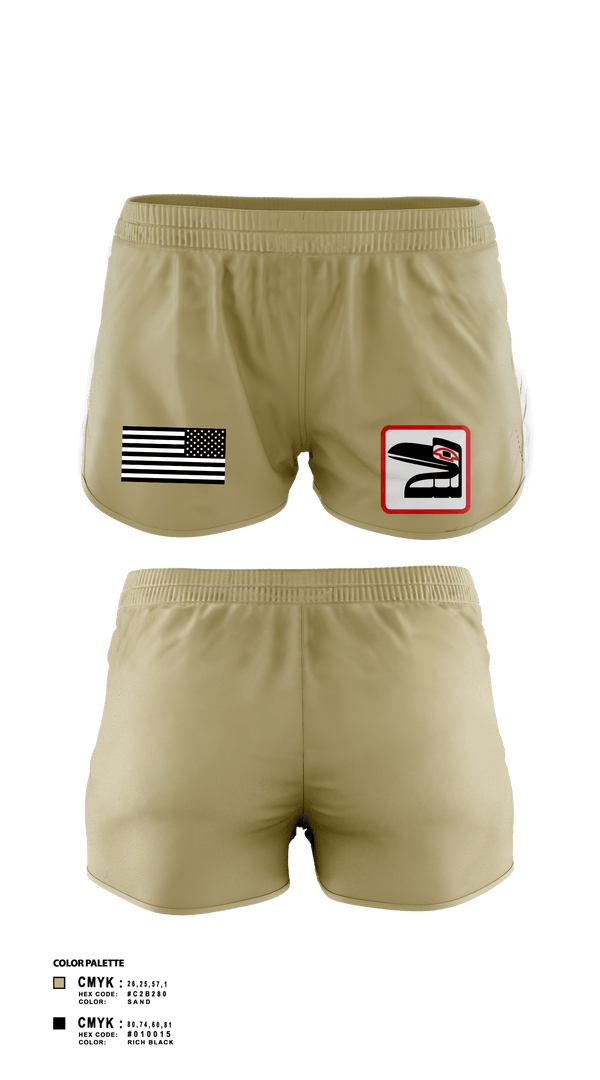 Womens Shorts, Enforcers, Army, Teamtime, Team time, sublimation, custom sports apparel, team uniforms, spirit wear, spiritwear, sports uniforms, custom shirts, team store, custom team store, fundraiser sports, apparel fundraiser