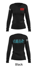 MENTALLY FRAGILE DESIGNZ 82373219 Women's Long Sleeve V-neck Shirt - 35