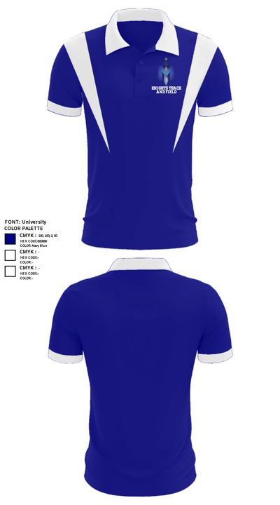 iMater Knights 12068030 Short Sleeve Performance Polo - 24