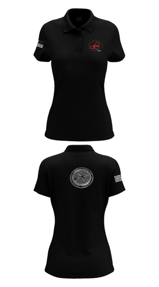 Women's Short Sleeve Performance Polo, Firearms and Tactics training, Police, Teamtime, Team time, sublimation, custom sports apparel, team uniforms, spirit wear, spiritwear, sports uniforms, custom shirts, team store, custom team store, fundraiser sports, apparel fundraiser