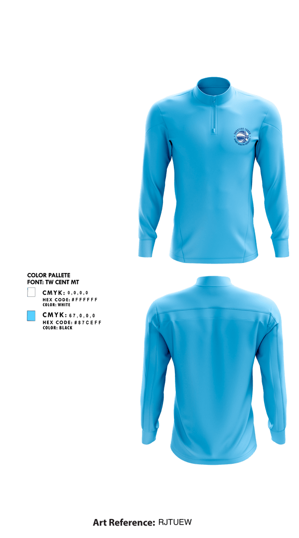 Quarter Zip Jacket, Shooting Touch Boston Basketball, Women's Basketball, Teamtime, Team time, sublimation, custom sports apparel, team uniforms, spirit wear, spiritwear, sports uniforms, custom shirts, team store, custom team store, fundraiser sports, apparel fundraiser