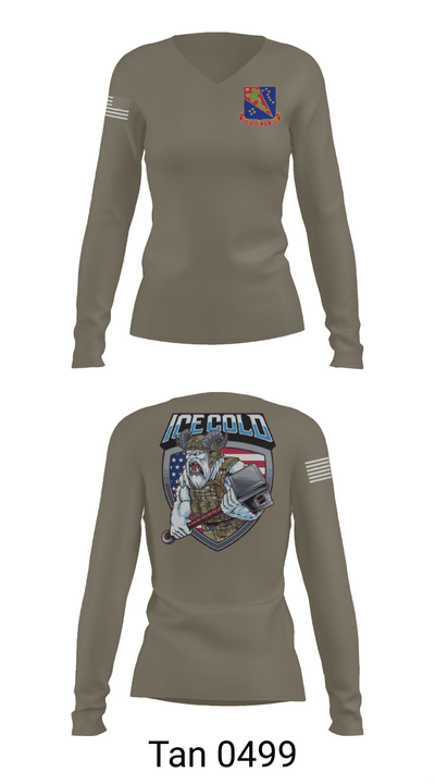 BCO, 1163D TFSB 58907299 Women's Long Sleeve V-neck Shirt -1 77