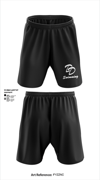 Athletic Shorts With Pockets, David Douglas High School Swimming, Swimming, Teamtime, Team time, sublimation, custom sports apparel, team uniforms, spirit wear, spiritwear, sports uniforms, custom shirts, team store, custom team store, fundraiser sports, apparel fundraiser