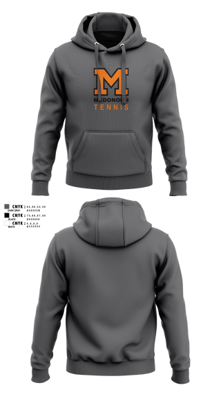 Hoodie, Girls Tennis McDonogh School, Tennis, Teamtime, Team time, sublimation, custom sports apparel, team uniforms, spirit wear, spiritwear, sports uniforms, custom shirts, team store, custom team store, fundraiser sports, apparel fundraiser