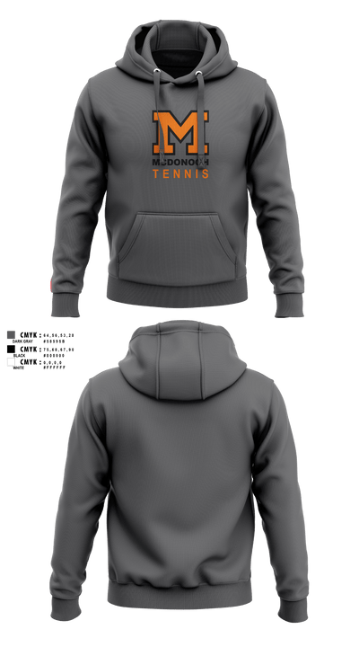 Girls Tennis McDonogh School 72297227 Hoodie - 5
