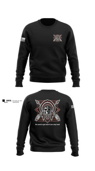 Crew Neck Sweatshirt, Comanche Squad, Army, Teamtime, Team time, sublimation, custom sports apparel, team uniforms, spirit wear, spiritwear, sports uniforms, custom shirts, team store, custom team store, fundraiser sports, apparel fundraiser