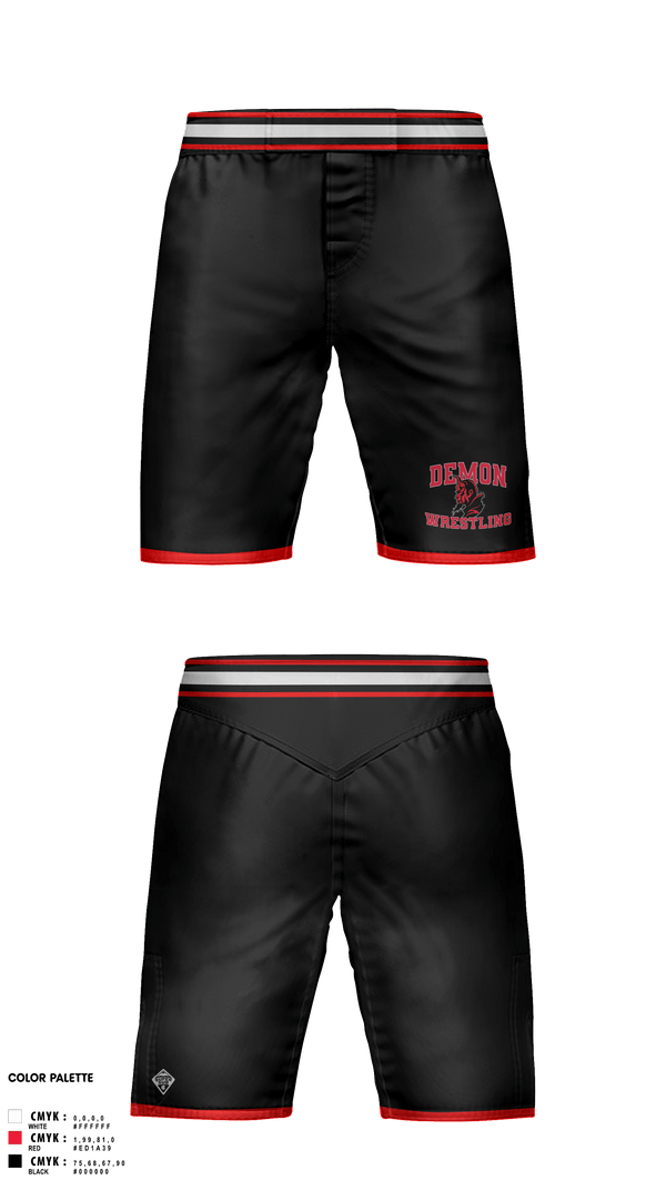 Fight Shorts, St. John The Baptist K-8Team Fishman, Men's Basketball, Teamtime, Team time, sublimation, custom sports apparel, team uniforms, spirit wear, spiritwear, sports uniforms, custom shirts, team store, custom team store, fundraiser sports, apparel fundraiser