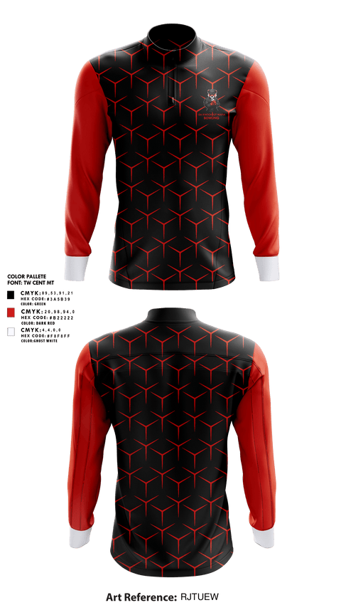 Quarter Zip Jacket, Da Knockout Mafia, Bowling, Teamtime, Team time, sublimation, custom sports apparel, team uniforms, spirit wear, spiritwear, sports uniforms, custom shirts, team store, custom team store, fundraiser sports, apparel fundraiser