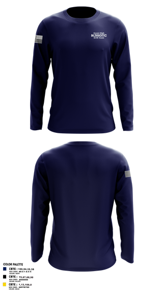 Long Sleeve Performance Shirt, Guam High NJROTC Drill Team, , Teamtime, Team time, sublimation, custom sports apparel, team uniforms, spirit wear, spiritwear, sports uniforms, custom shirts, team store, custom team store, fundraiser sports, apparel fundraiser