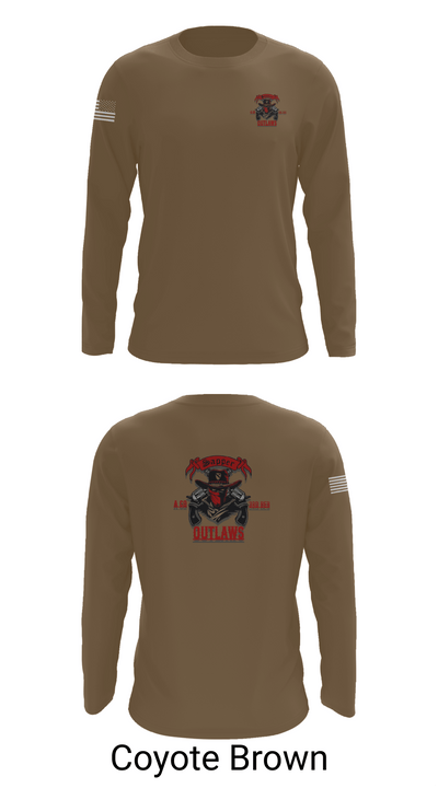 1st Cav 3rd BEB ACO “Outlaw” 26050873 Long Sleeve Performance Shirt 6