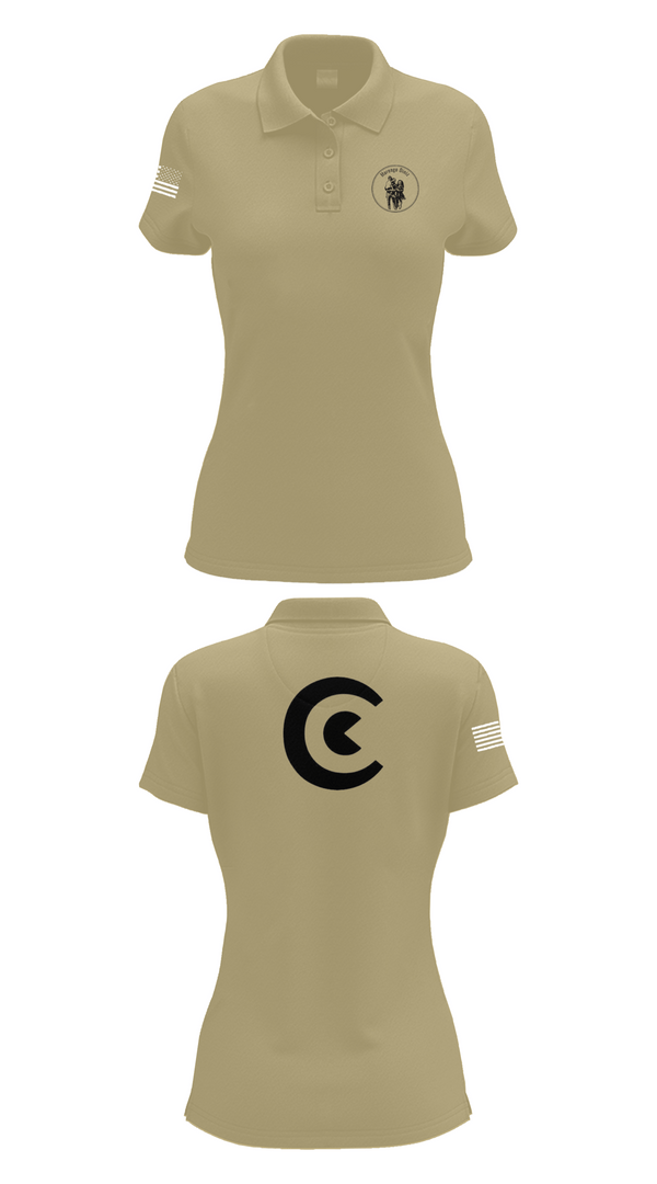 Womens Short Sleeve Performance Polo, Diniz, Army, Teamtime, Team time, sublimation, custom sports apparel, team uniforms, spirit wear, spiritwear, sports uniforms, custom shirts, team store, custom team store, fundraiser sports, apparel fundraiser