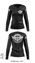 Elevated Industries 26715295 Women's Long Sleeve V-neck Shirt - 102