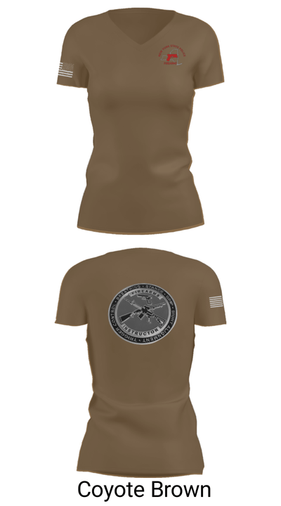 Firearms and Tactics training 60142734 Women's Short Sleeve V-neck Shirt - 8
