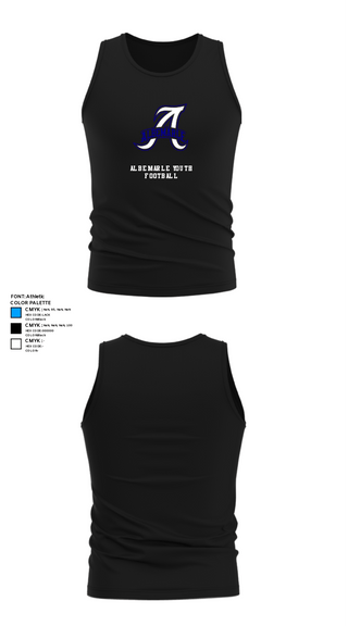 Tank Top, Albemarle Youth Football, Football, Teamtime, Team time, sublimation, custom sports apparel, team uniforms, spirit wear, spiritwear, sports uniforms, custom shirts, team store, custom team store, fundraiser sports, apparel fundraiser
