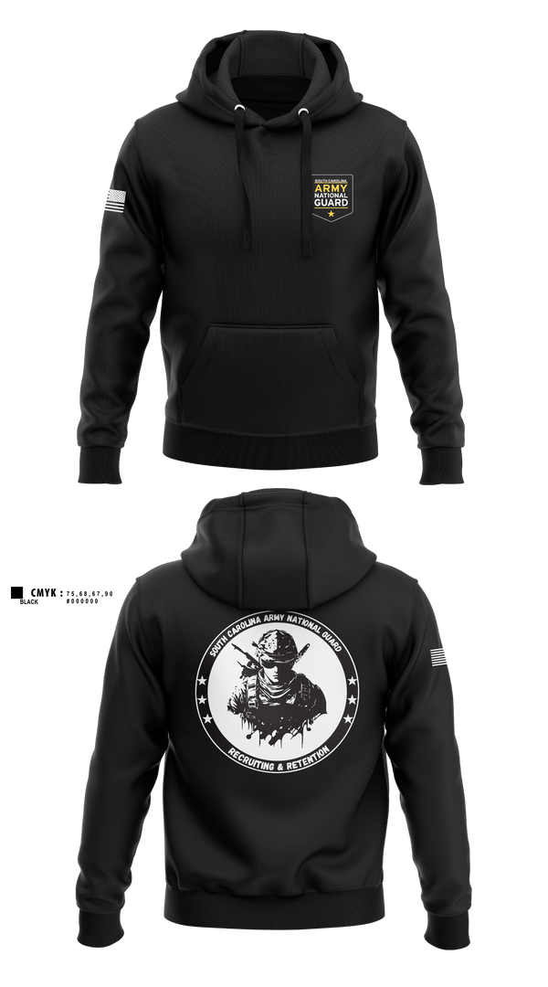 Hoodie, Recruiting & Retention, National Guard, Teamtime, Team time, sublimation, custom sports apparel, team uniforms, spirit wear, spiritwear, sports uniforms, custom shirts, team store, custom team store, fundraiser sports, apparel fundraiser