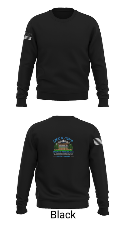 Deck Dr’s Decks and Fences 2773832 Crew Neck Sweatshirt - 21