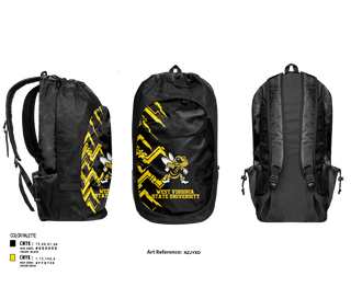 Gear Bag, West Virginia State University Football, Football, Teamtime, Team time, sublimation, custom sports apparel, team uniforms, spirit wear, spiritwear, sports uniforms, custom shirts, team store, custom team store, fundraiser sports, apparel fundraiser